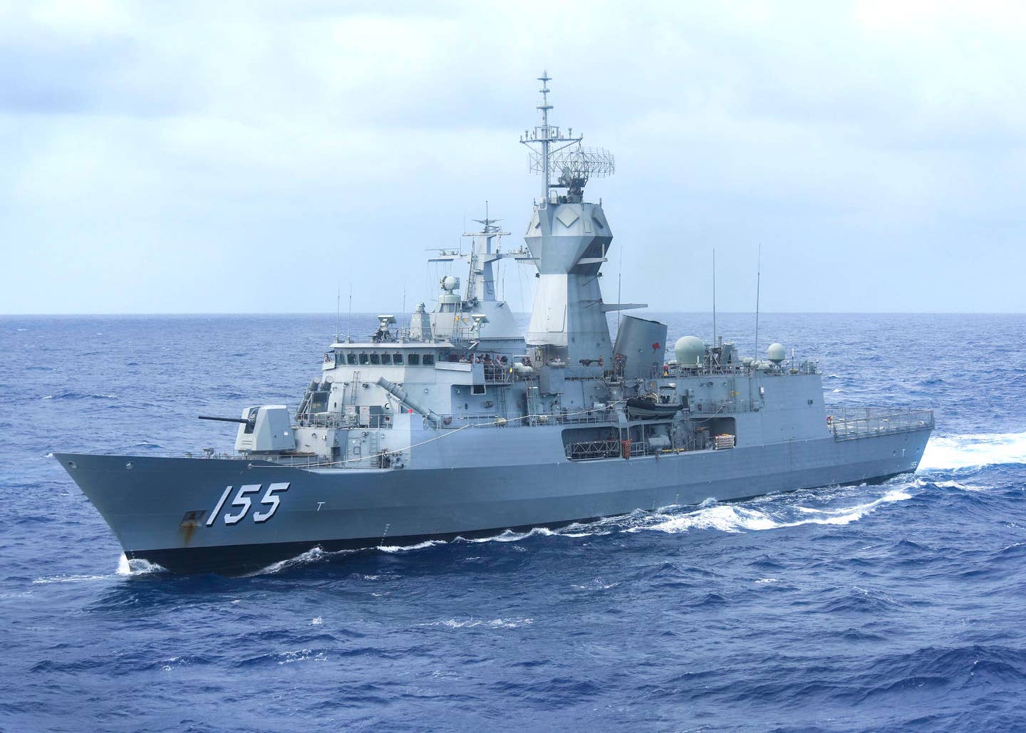 The Royal Australian Navy's <em>Anzac</em> class frigate HMAS <em>Ballarat</em>. <em>USN</em>