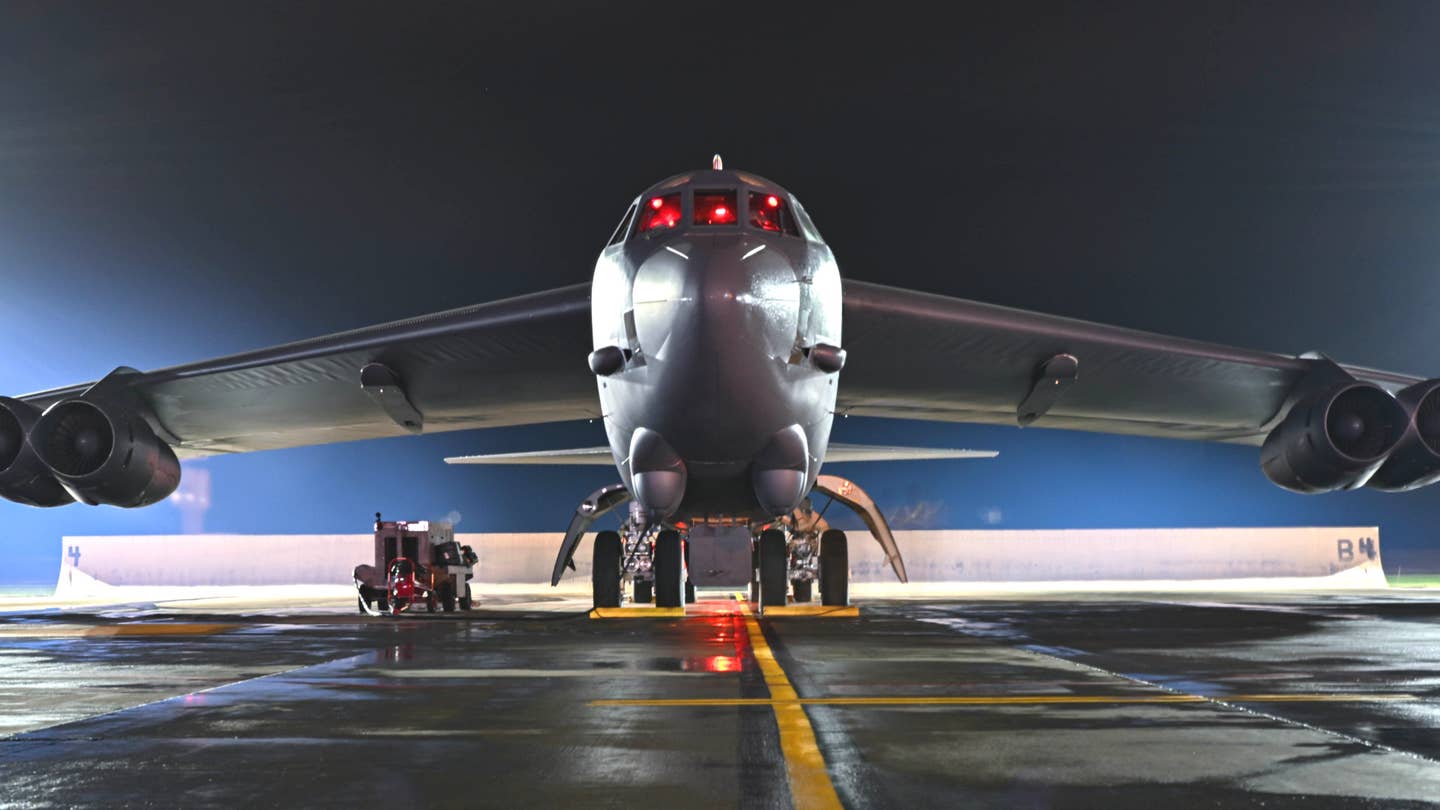 A B-52 bomber made an emergency landing at Minot Air Force Base on January 23, 2024, due to an engine fire. The fire was subsequently put out an the crew of the aircraft was unharmed in the mishap.
