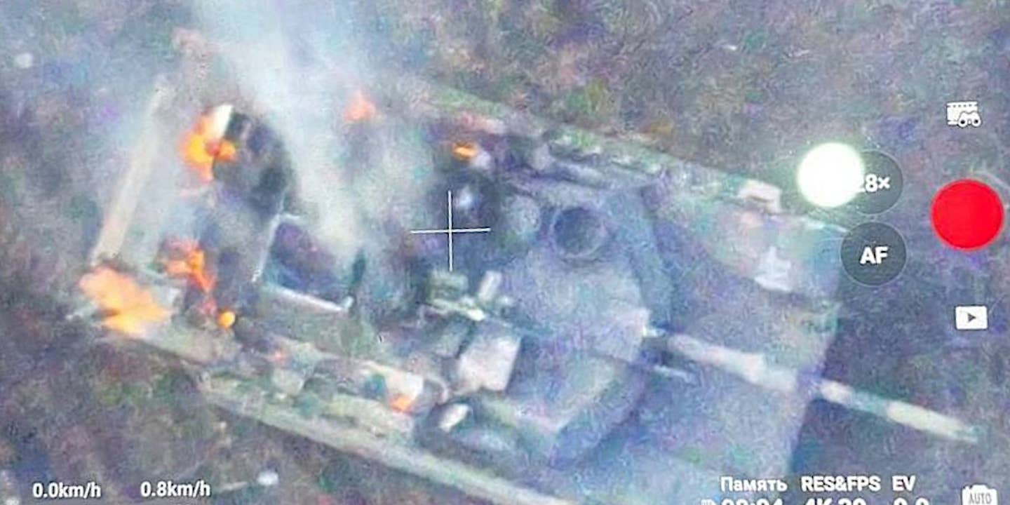 Imagery has emerged that looks to show one of Ukraine's prized U.S.-supplied M1 Abrams tanks having suffered significant damage.