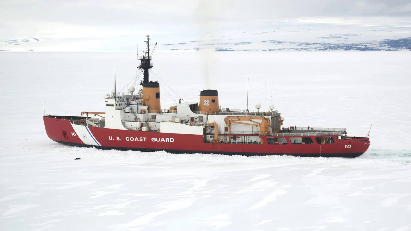 The USCGC<em> Polar Star</em>, the Coast Guard's only currently operational heavy icebreaker. <em>USCG</em>