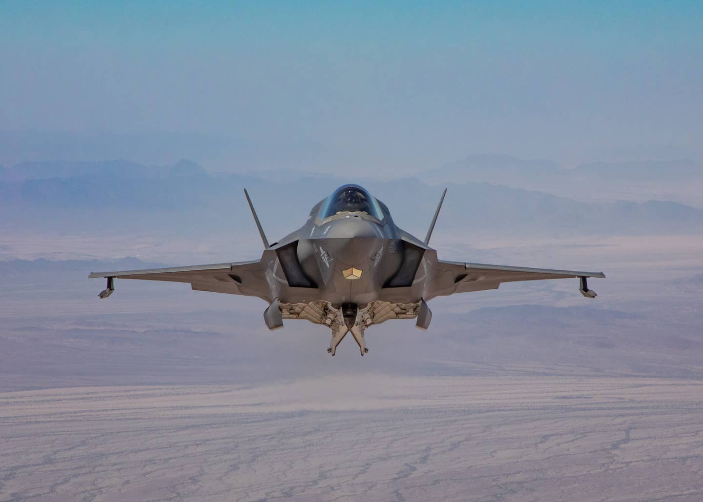F-35B with its bays open. (Author's photo)
