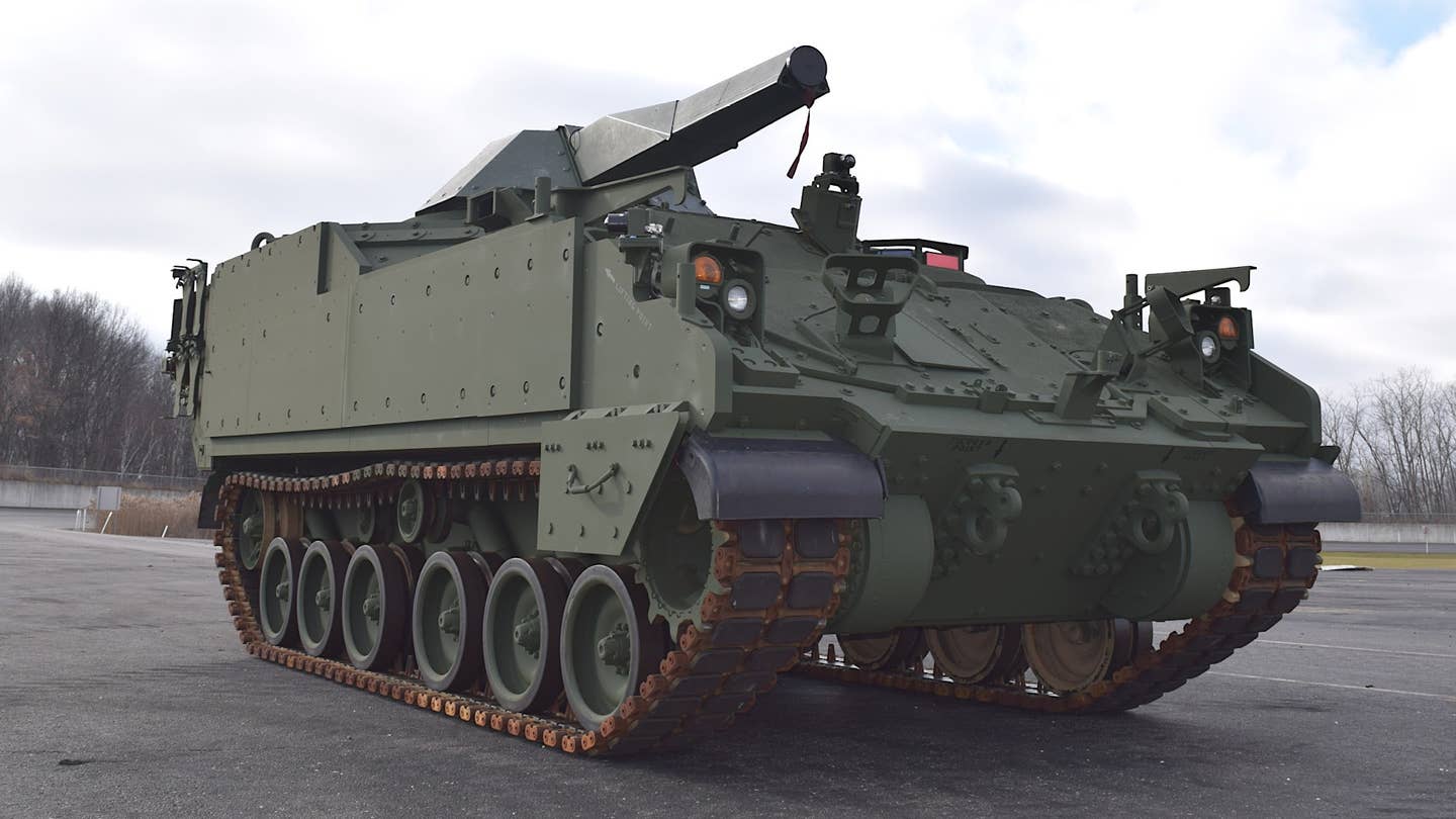 The prototype NEMO turret-equipped AMPV. <em>BAE Systems</em>