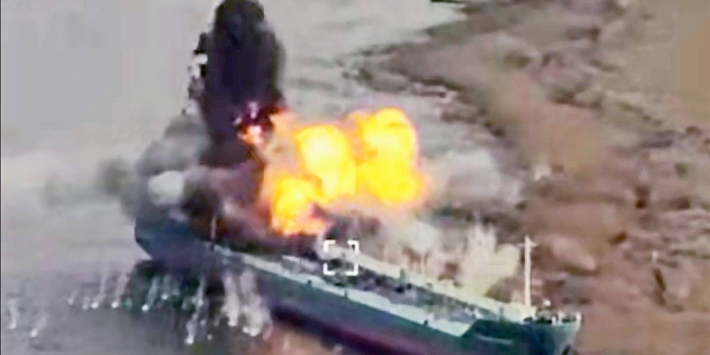 Kherson Russian Tanker blown up