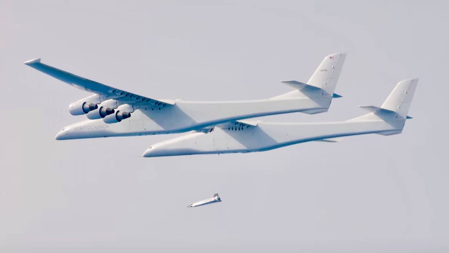 Stratolaunch's Roc released the TA-1 on its first powered flight.