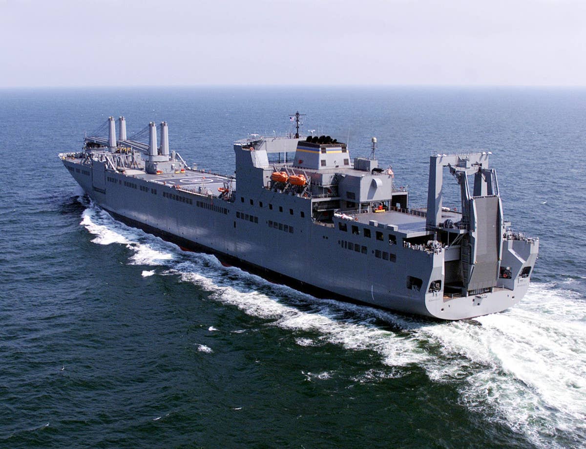 A picture showing what was originally known as the USNS Roy P. Benavidez during its time in Navy service.<em> USN</em>