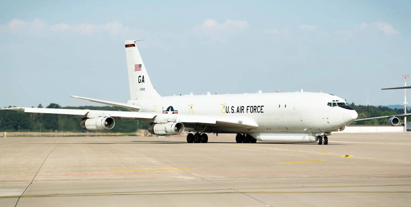 An E-8C JSTARS aircraft. <em>USAF</em>