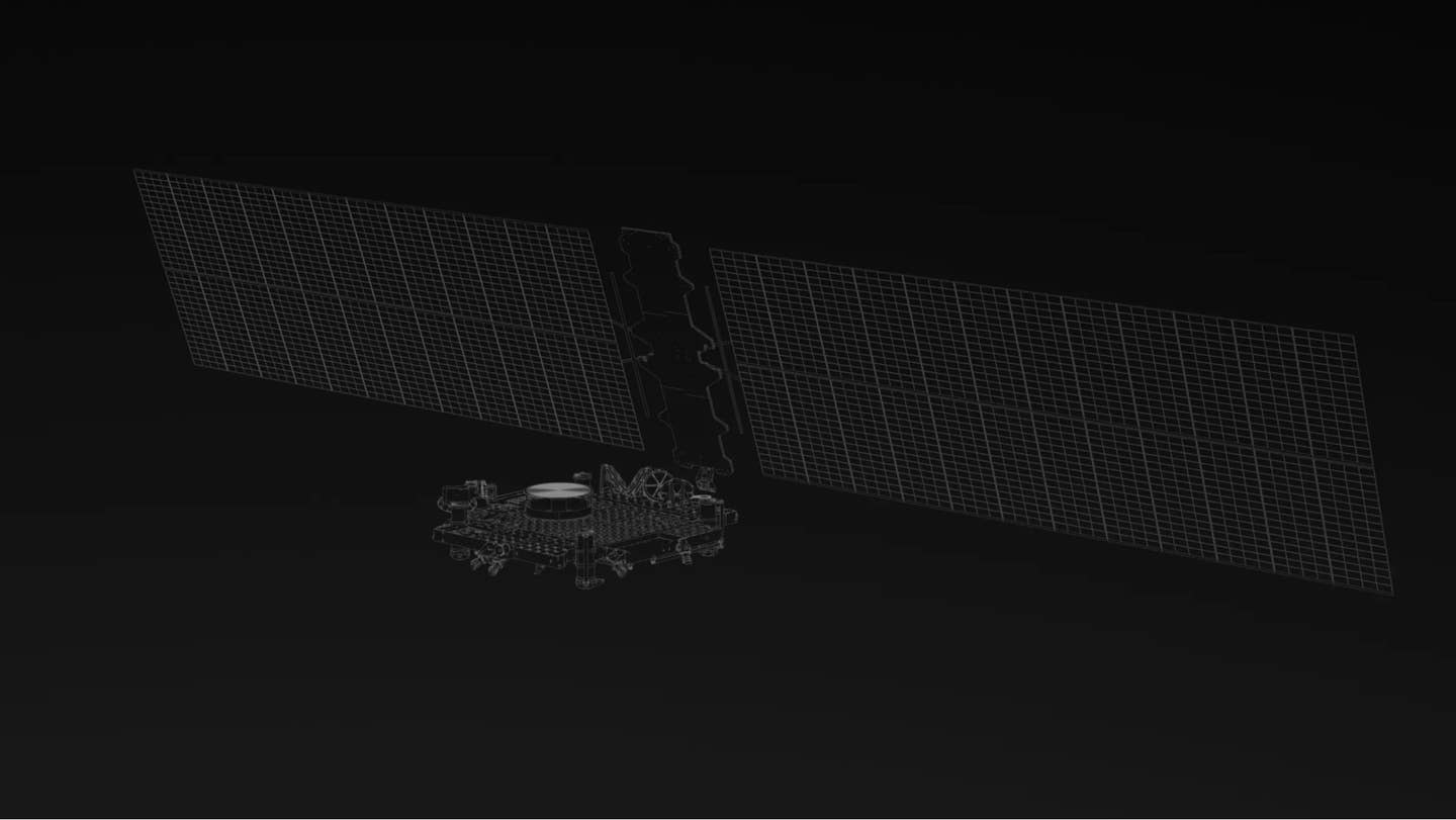 A rendering of a notional satellite from SpaceX's Starshield website. <em>SpaceX</em>
