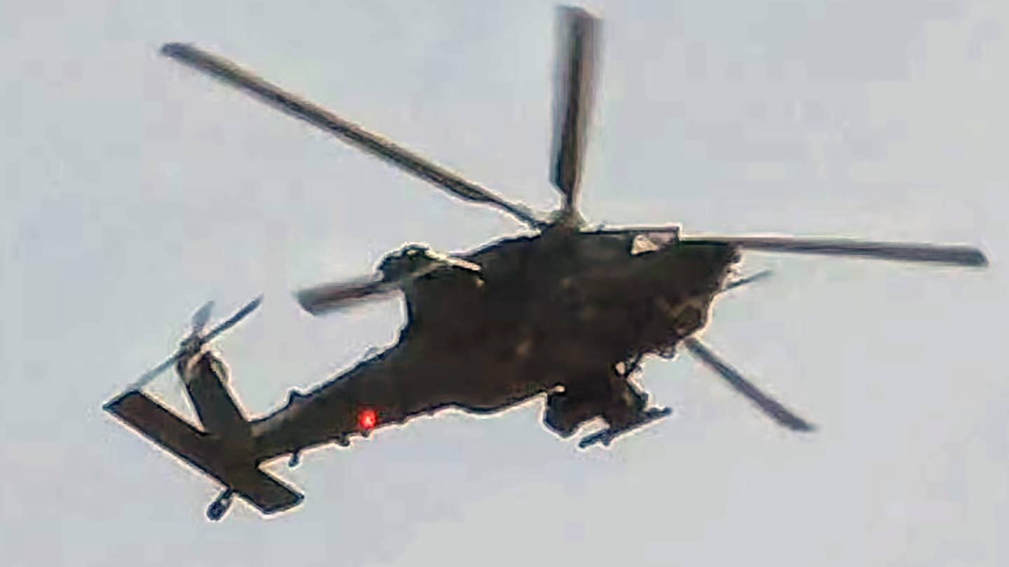 The latest offering in China’s seemingly unrelenting military aircraft output appears to be a heavy attack helicopter design, broadly similar in concept to the U.S. AH-64 Apache and seemingly developed on the basis of the Z-20 multirole utility transport helicopter.