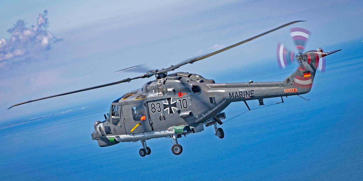 A German Mk 88A Super Lynx helicopter piloted by German military service members flies over the Blue Ridge-class command and control ship USS Mount Whitney (LCC 20) while participating in exercise Baltic Operations (BALTOPS) 2020 in the Baltic Sea, June 8, 2020. BALTOPS is the premier annual maritime-focused exercise in the Baltic Region, marking the 49th year of one of the largest exercises in Northern Europe enhancing flexibility and interoperability among allied and partner nations.