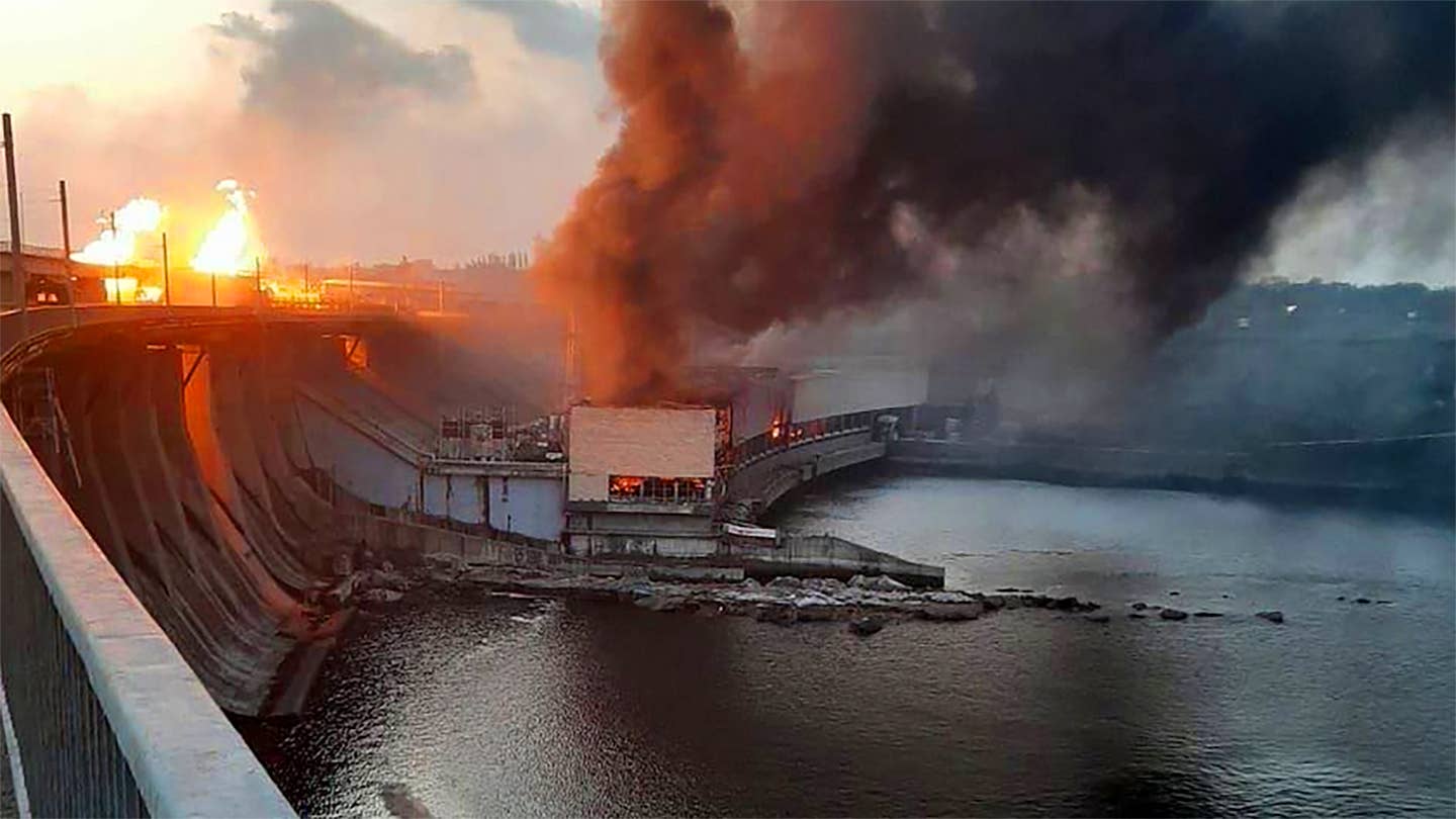 Ukraine's biggest dam was struck.