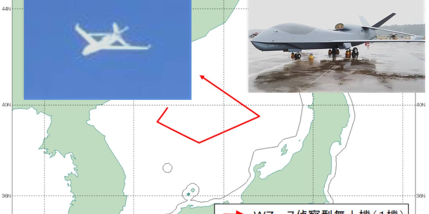 A sortie today by a Chinese WZ-7 could be more significant beyond just being the apparent first time one of these drones has flown over the Sea of Japan.