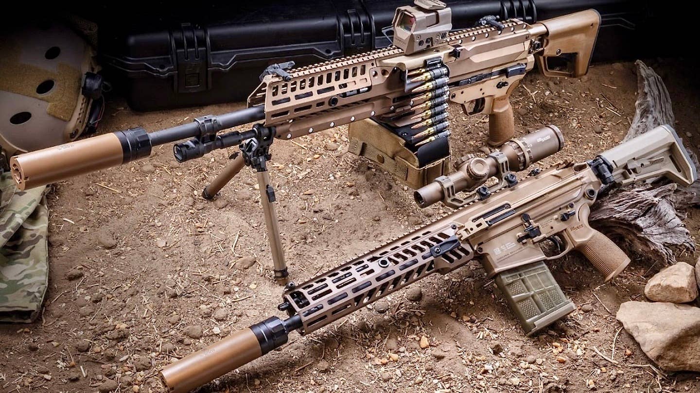 Sig's M7 and M250 guns