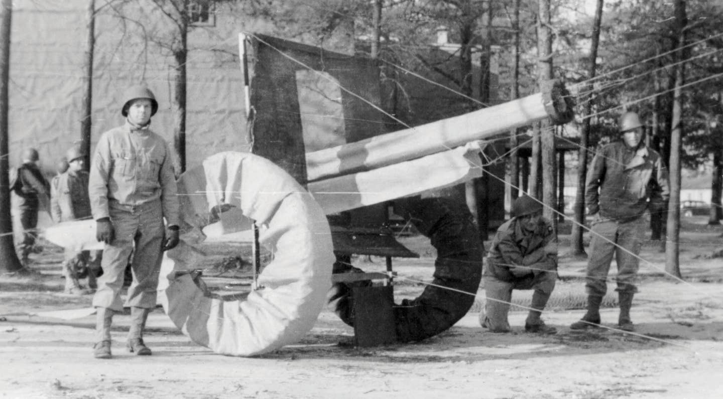 Improvised artillery. Beyer and Sayles,<em> The Ghost Army of World War II</em>