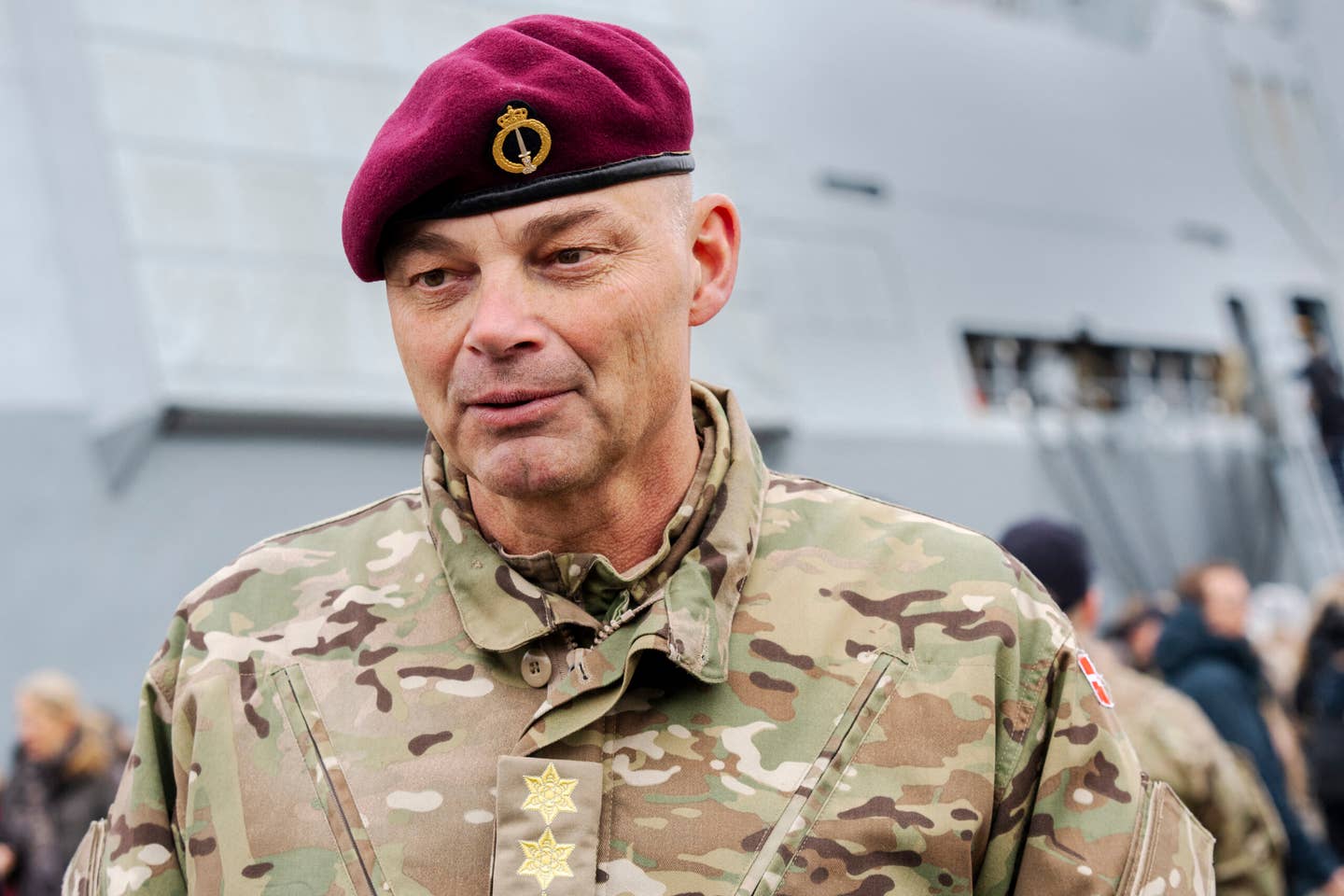 Seen during his time as Commander Special Operations Command Denmark, Maj. Gen. Michael Hyldgaard is now the acting Chief of the Danish Armed Forces. <em>Photo by IDA MARIE ODGAARD/Ritzau Scanpix/AFP via Getty Images</em>