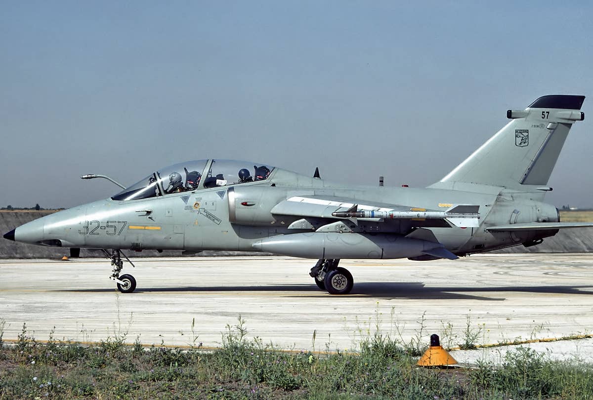 A two-seat TA-11A at Amendola Air Base, Italy. <em>Aldo Bidini/Wikimedia Commons </em>