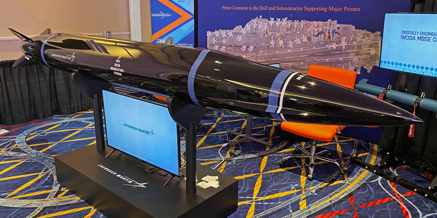 Lockheed Martin has unveiled a new hypersonic missile, the Mako, which it is pitching to the U.S. Navy and Air Force and which it says will potentially also be able to arm submarines and surface warships. The weapon, which was originally developed for the Air Force’s Stand-in Attack Weapon (SiAW) program reflects growing interest in more affordable hypersonic strike weapons, smaller than cruise missiles but offering standoff range and very rapid response.