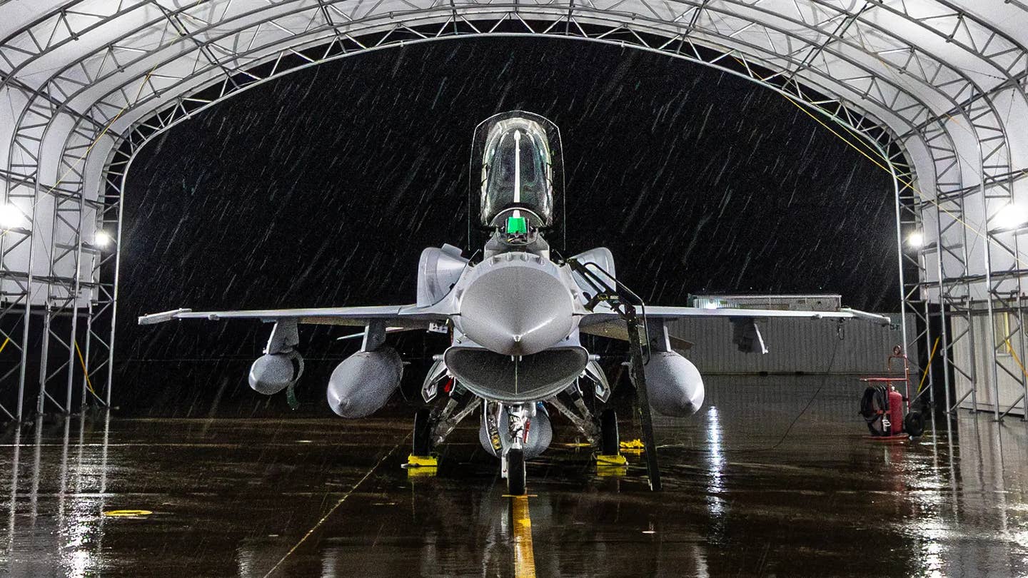 Another Block 70 F-16 for Bahrain seen ahead of its delivery in March 2024. <em>Lockheed Martin</em>