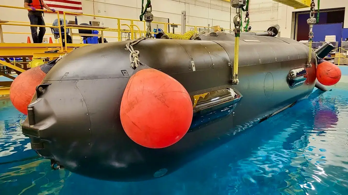 The Orca extra-large uncrewed undersea vehicles. <em>Boeing</em>