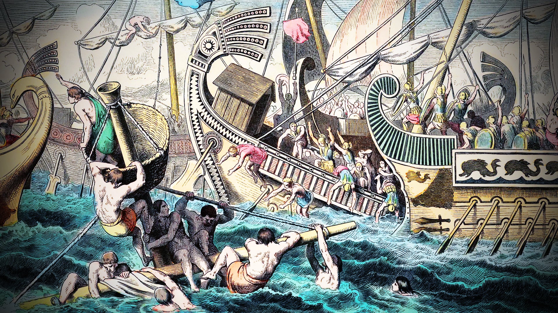 The tactics and tech behind naval warfare in the Ancient Greek period set the stage for thousands of years of naval warfare that followed.  War in anc