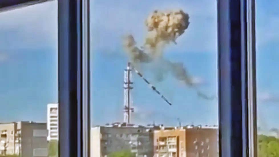 Dramatic footage has emerged of the destruction of the huge TV tower in the Ukrainian city of Kharkiv, in the northeast of the country. The city, Ukraine’s second largest, has come under fierce air attack in recent weeks, while the TV tower was subject to another Russian attack, earlier in the conflict, after which it was repaired.