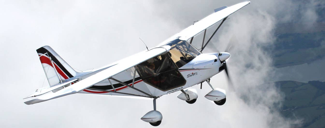 A Skyranger Swift 2 light aircraft made by U.K-based Flylight Airsports. (Flylight Airsports photo)