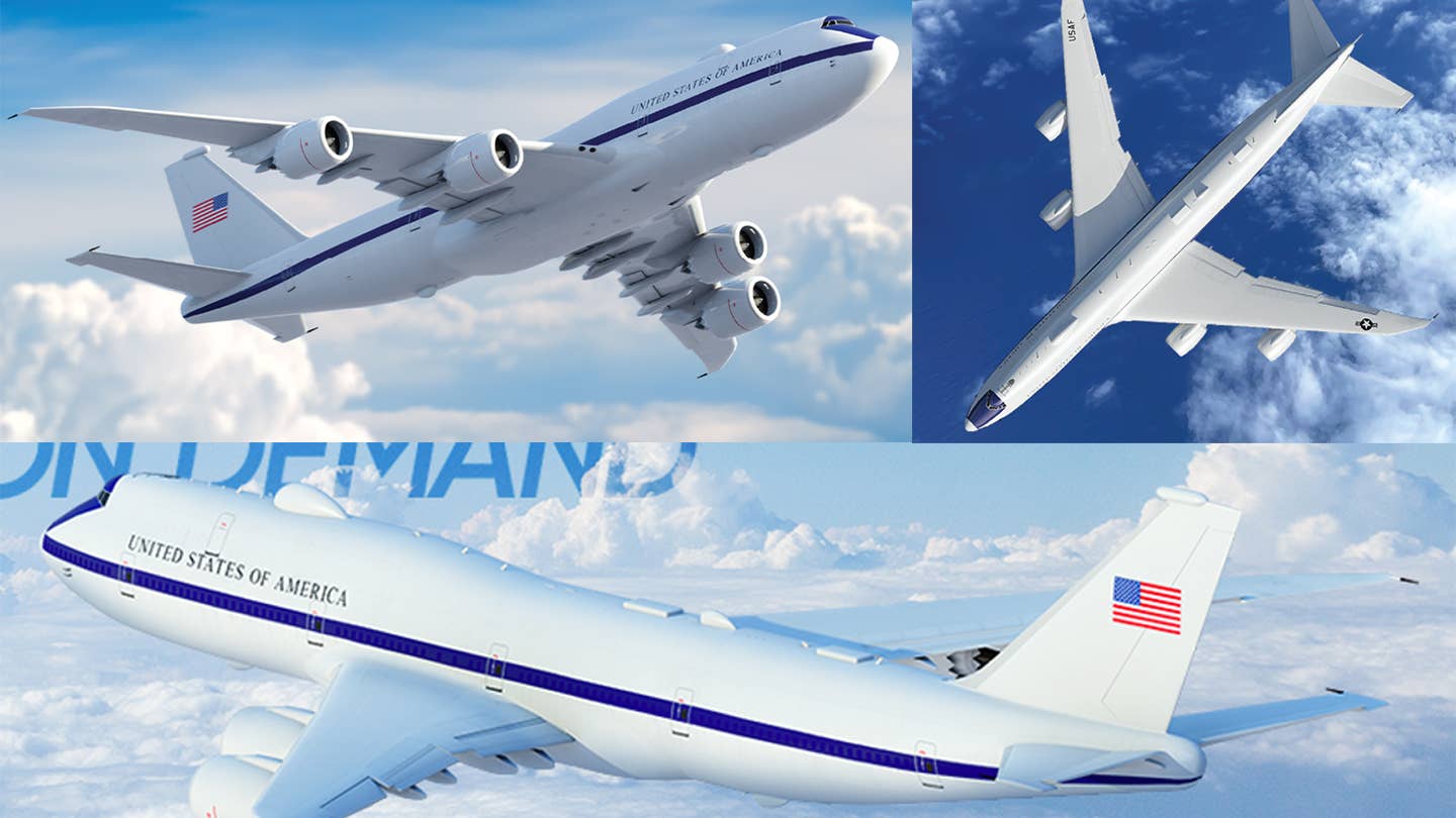 SAOC will replace the E-4B, now we have a better idea of what it will look like.