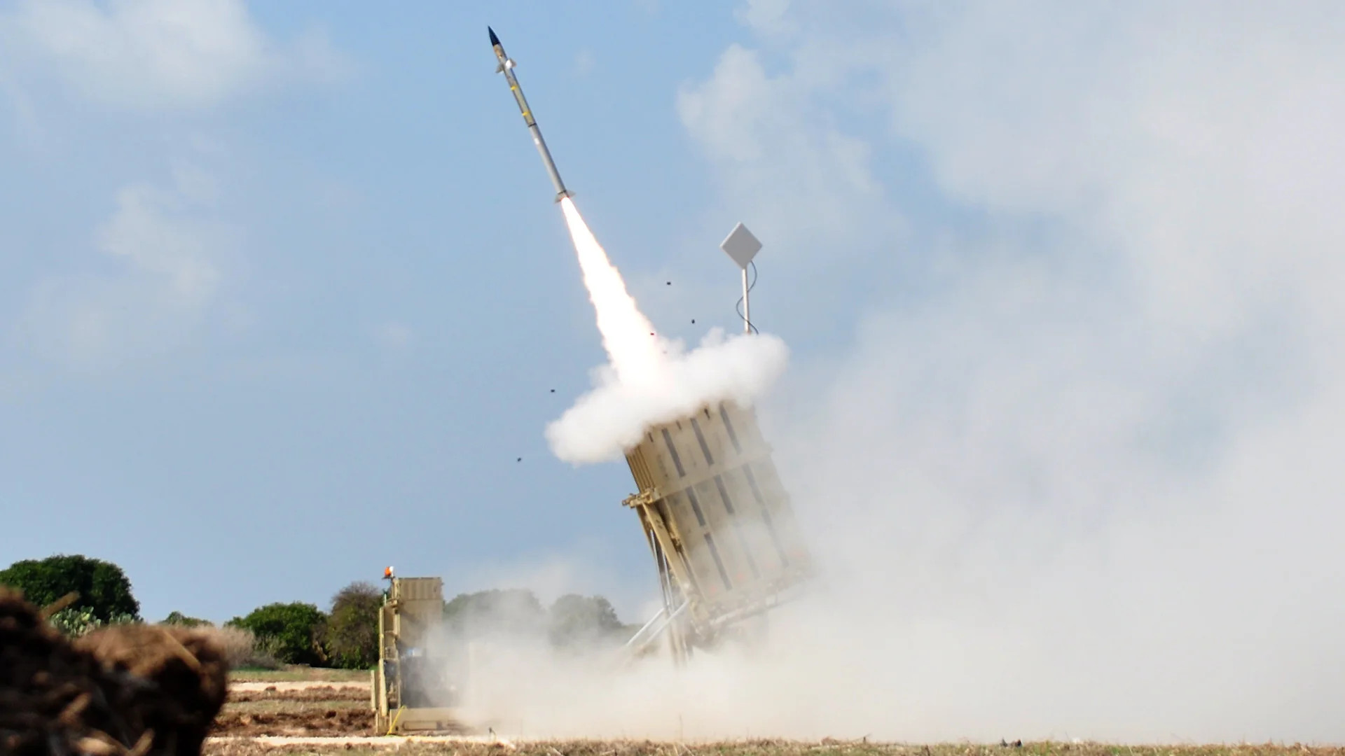 An Israeli Iron Dome defense system in action. The IDF has publicly acknowledged Iron Dome systems accidentally shooting down friendly drones in the past. <em>IDF</em>