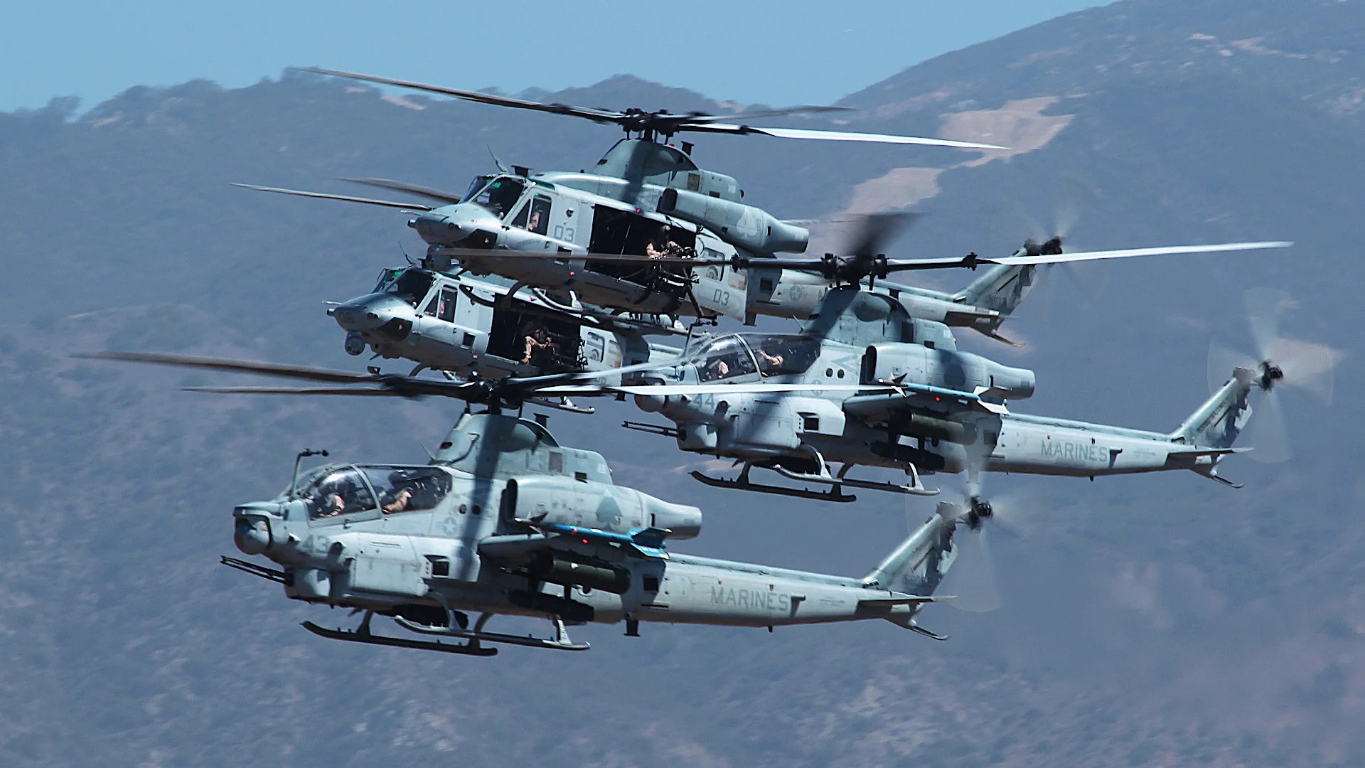 Marine AH-1Zs and UH-1Ys. <em>USMC</em>