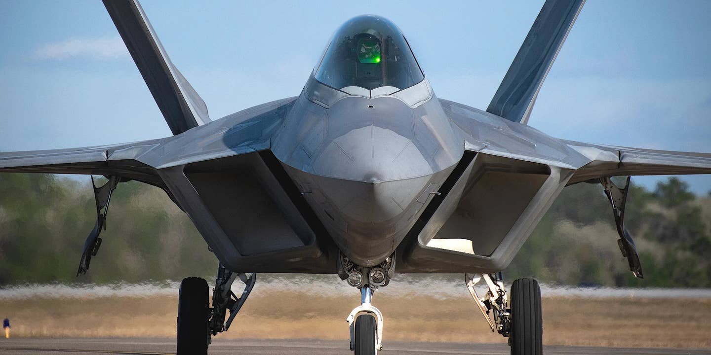 A US Air Force F-22 stealth fighter has suffered a mishap at an airport in Georgia today, May 6, 2024.