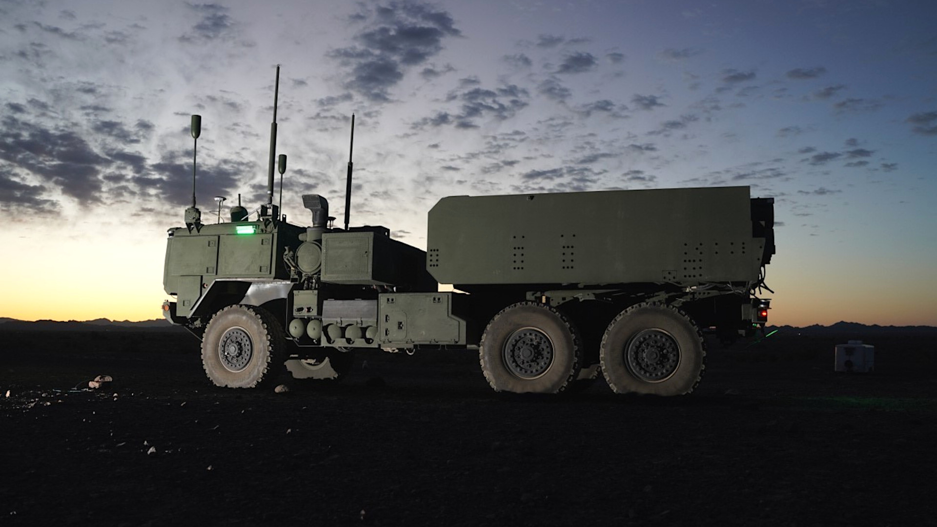 The Autonomous Multi-domain Launcher (AML) prototype. <em>US Army</em>