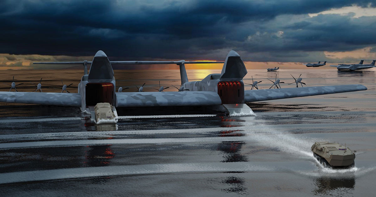 The design that General Atomics has been working on under the Liberty Lifter program. <em>General Atomics</em>