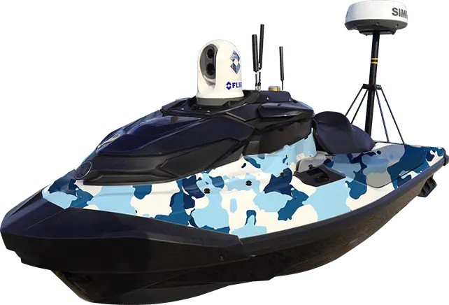 The Mako sea drone made by AEVEX Aerospace base on a Sea Doo platform. (AEVEX Aerospace photo)