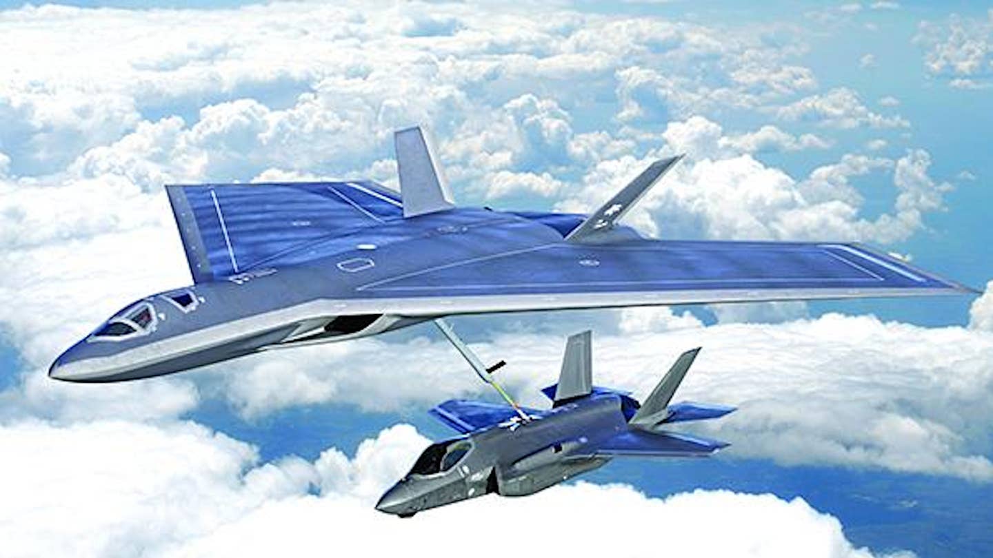 Skunk Works de Lockheed Martin ha lanzado una nueva representación de un concepto de avión cisterna furtivo en medio de la incertidumbre sobre los futuros planes de aviones cisterna de la Fuerza Aérea de EE. UU.
