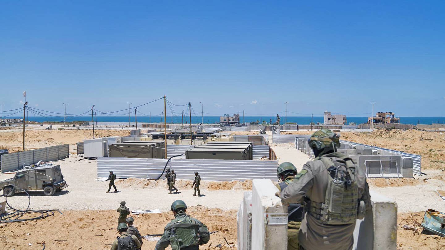 The US military has finished installing a floating pier for the Gaza Strip. It means officials are now poised to begin ferrying badly needed humanitarian aid into the enclave besieged over seven months of intense fighting in the Israel-Hamas war.