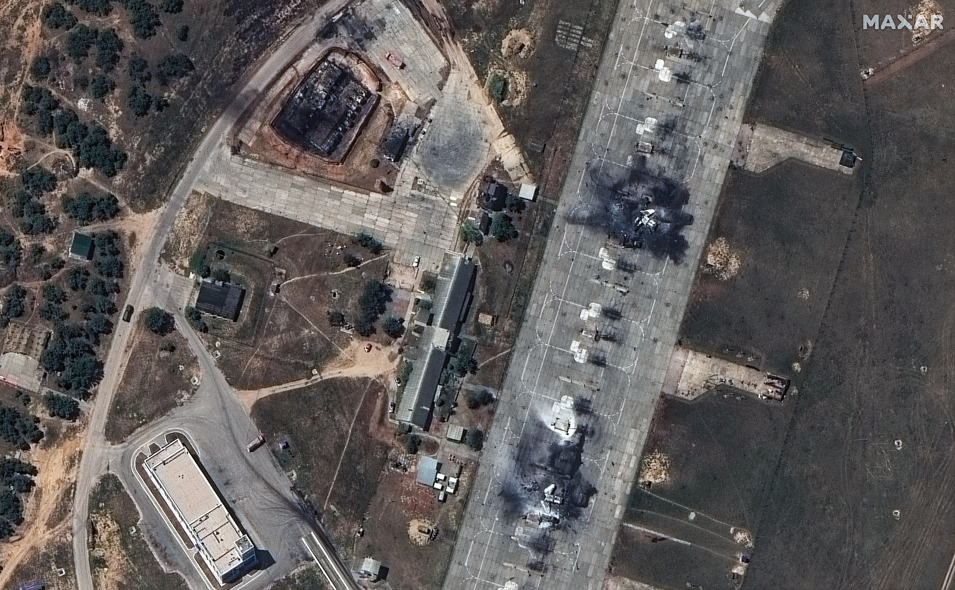 The War Zone has now obtained additional high-resolution imagery better showing the extent of the destruction at Russia's Belbek Air Base from recent Ukrainian strikes.