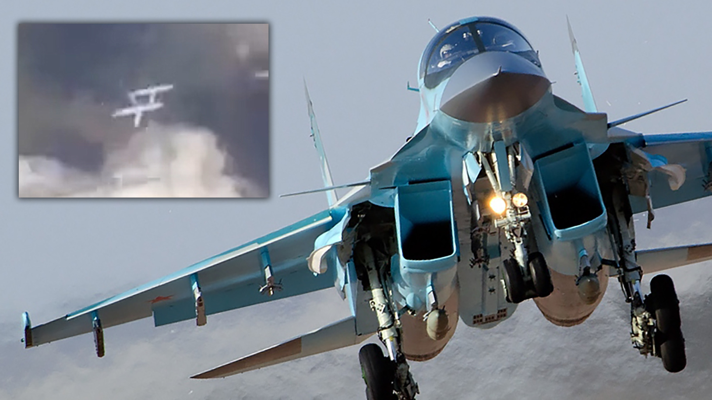 Su-34 launches new glide bombs