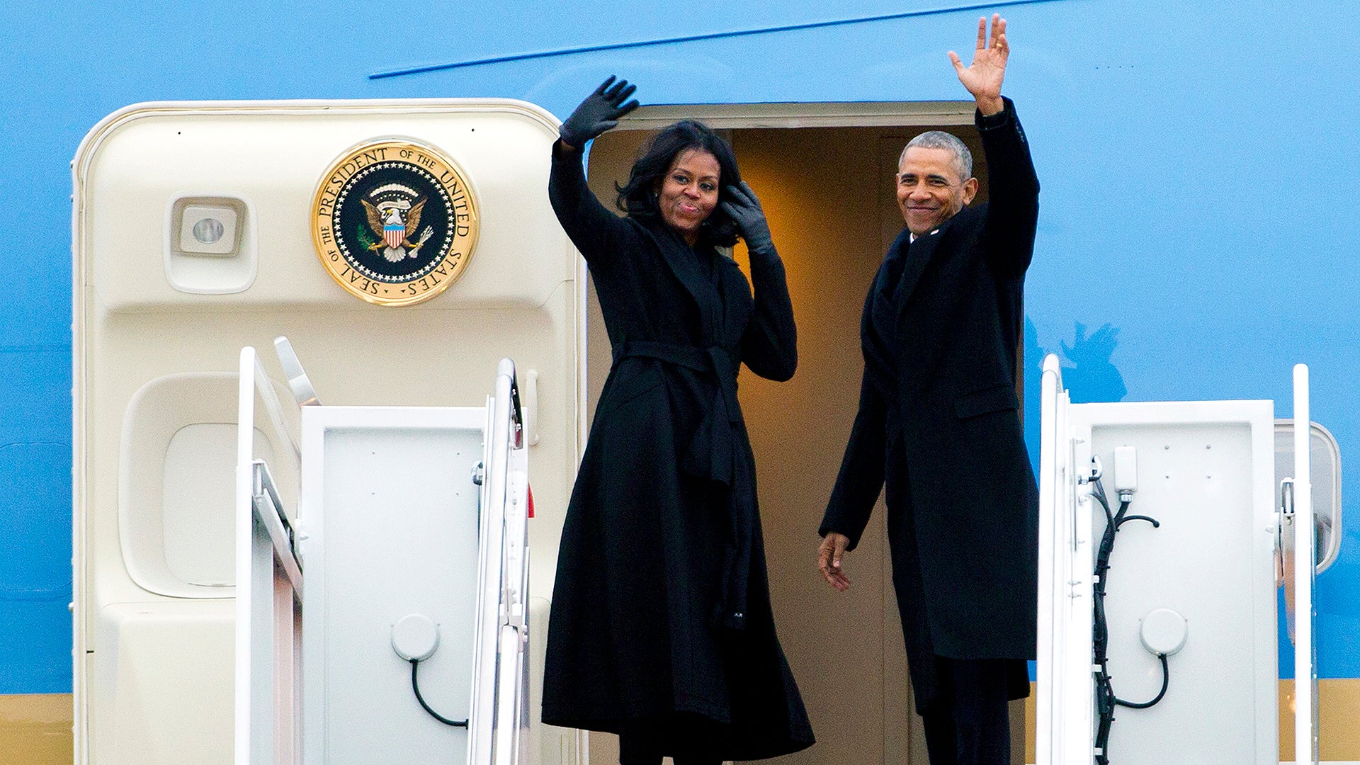 Barack Obama’s Last Flight As President Aboard Air Force One