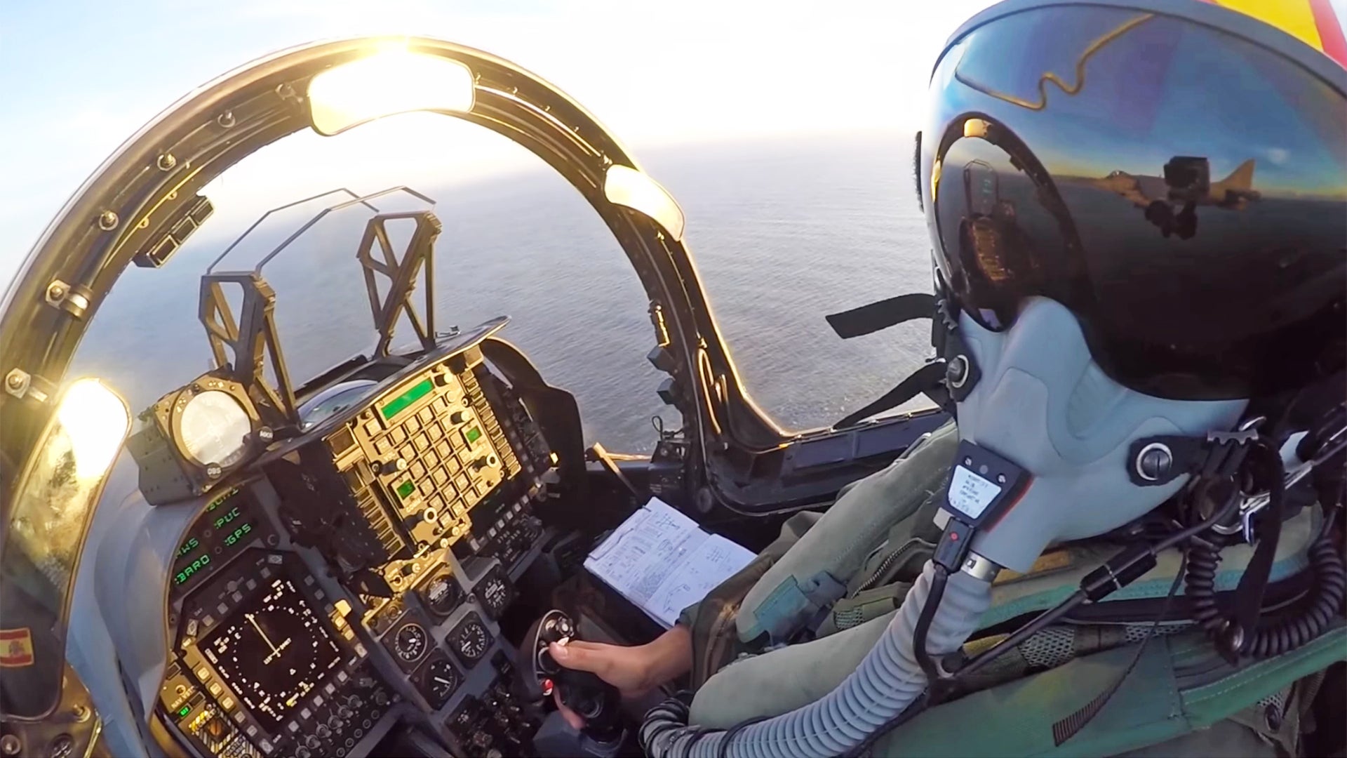 This Headcam Video of a Harrier Pilot’s Low-Level Mission is Like Being There