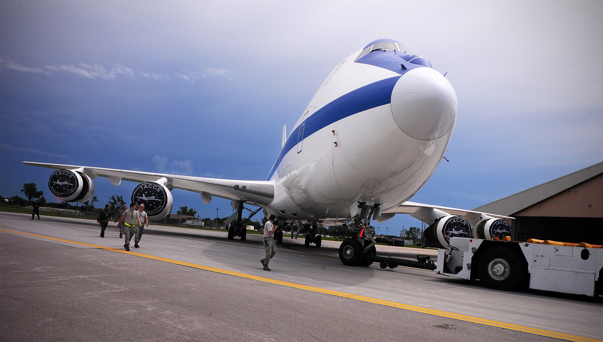 Two USAF E-4B “Doomsday Planes” Damaged In Tornado At Offutt Air Force Base
