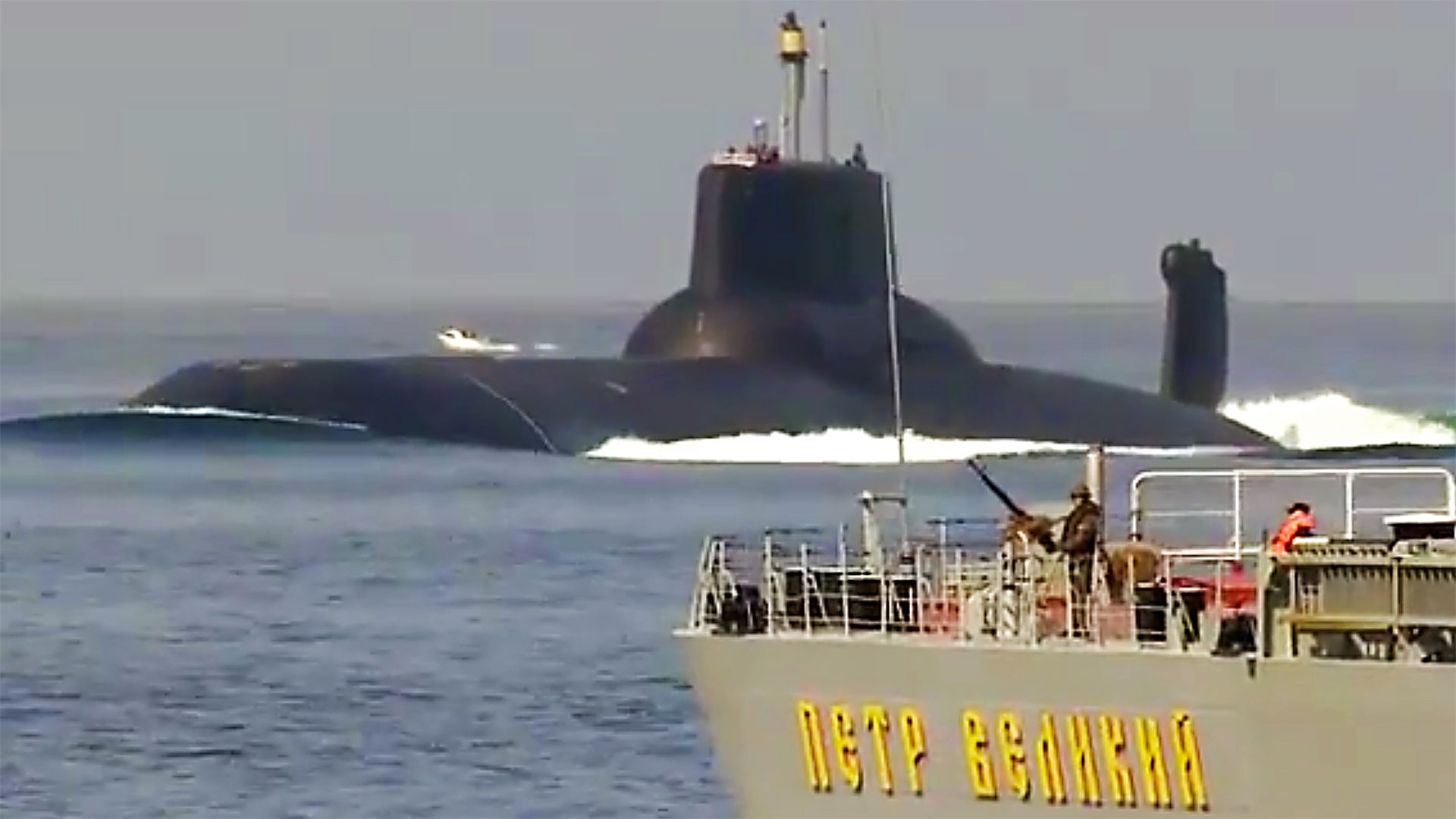 Check Out The World’s Largest Submarine As It Sails Into The Tense Baltic Sea