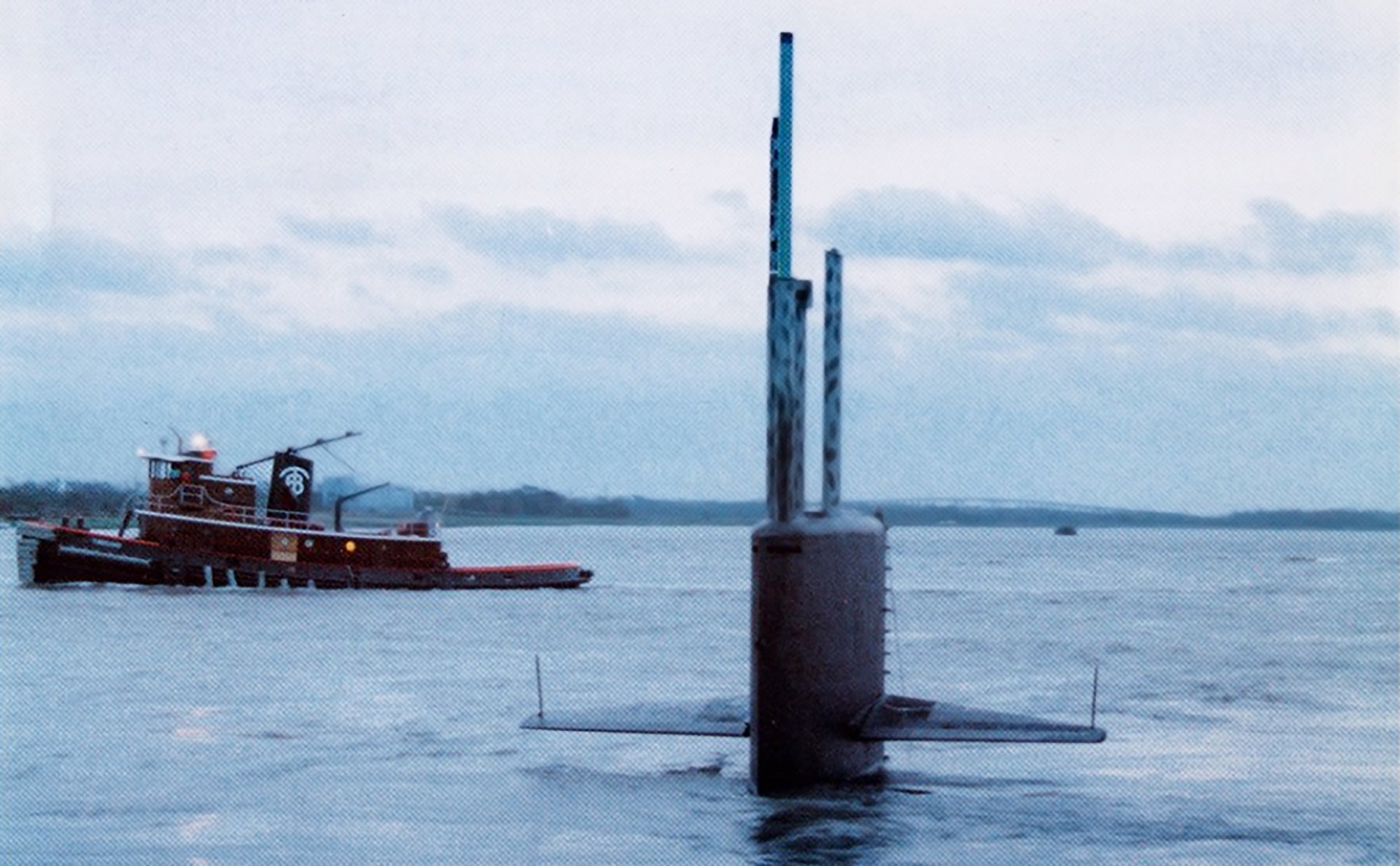 A U.S. Navy Nuclear Submarine Once Submerged In A River To Ride Out A Hurricane