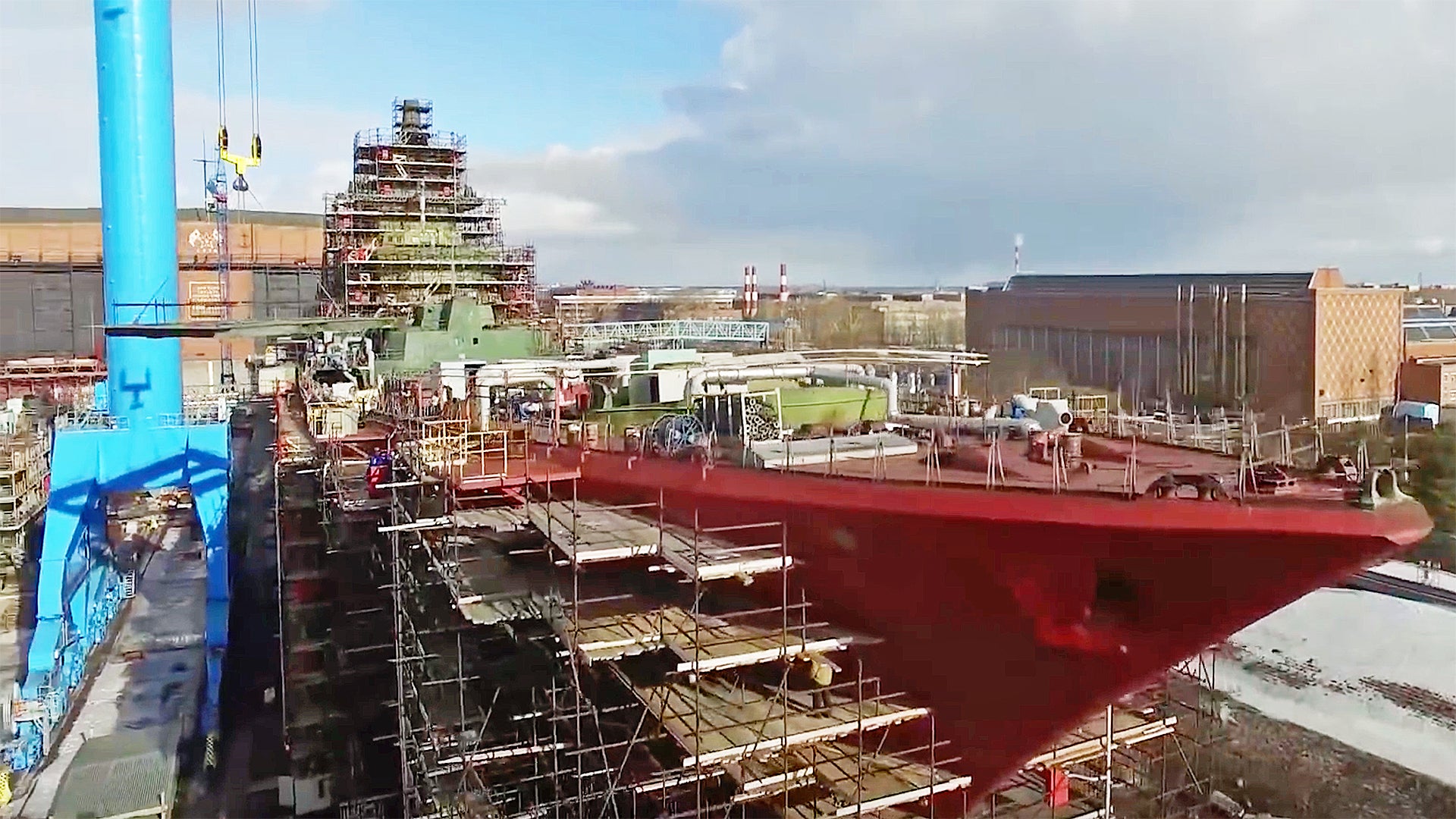 Delivery Of Russia’s Refit Nuclear Battlecruiser Delayed But Progress Looks Impressive