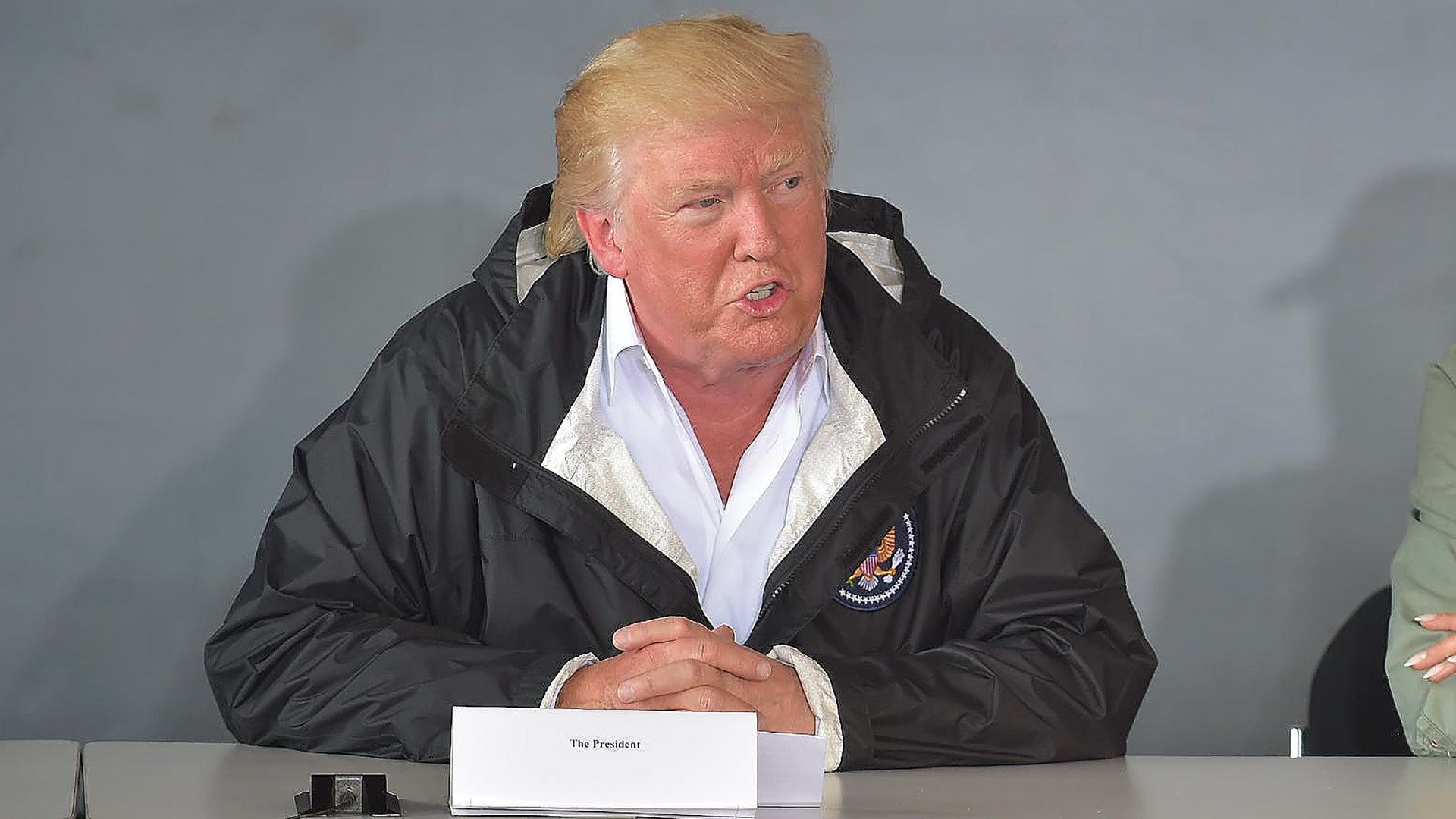 Trump Suddenly Starts Blabbering About The F-35 During Puerto Rico Recovery Meeting