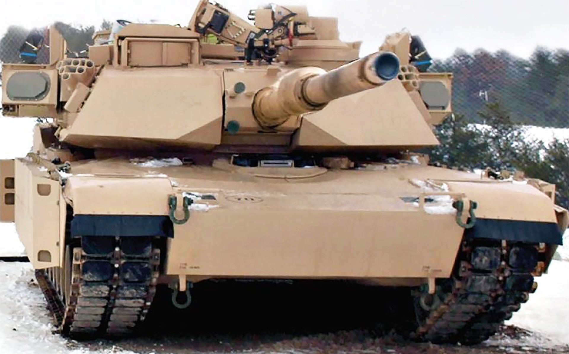 Images Emerge Of M1A2 Abrams Tank Equipped With Trophy Active Protection System