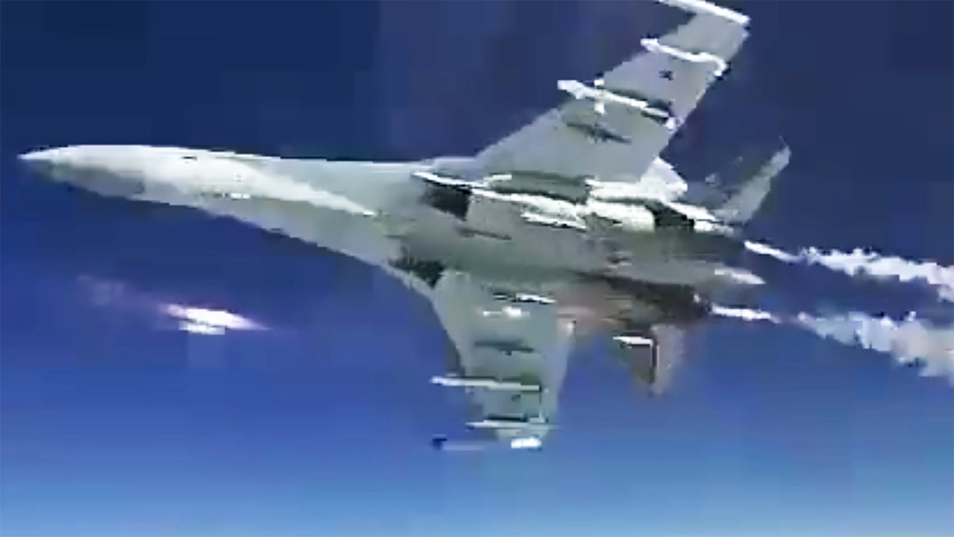 Watch This Russian Flanker Buzz Another At High Altitude In This Crazy Cockpit Video