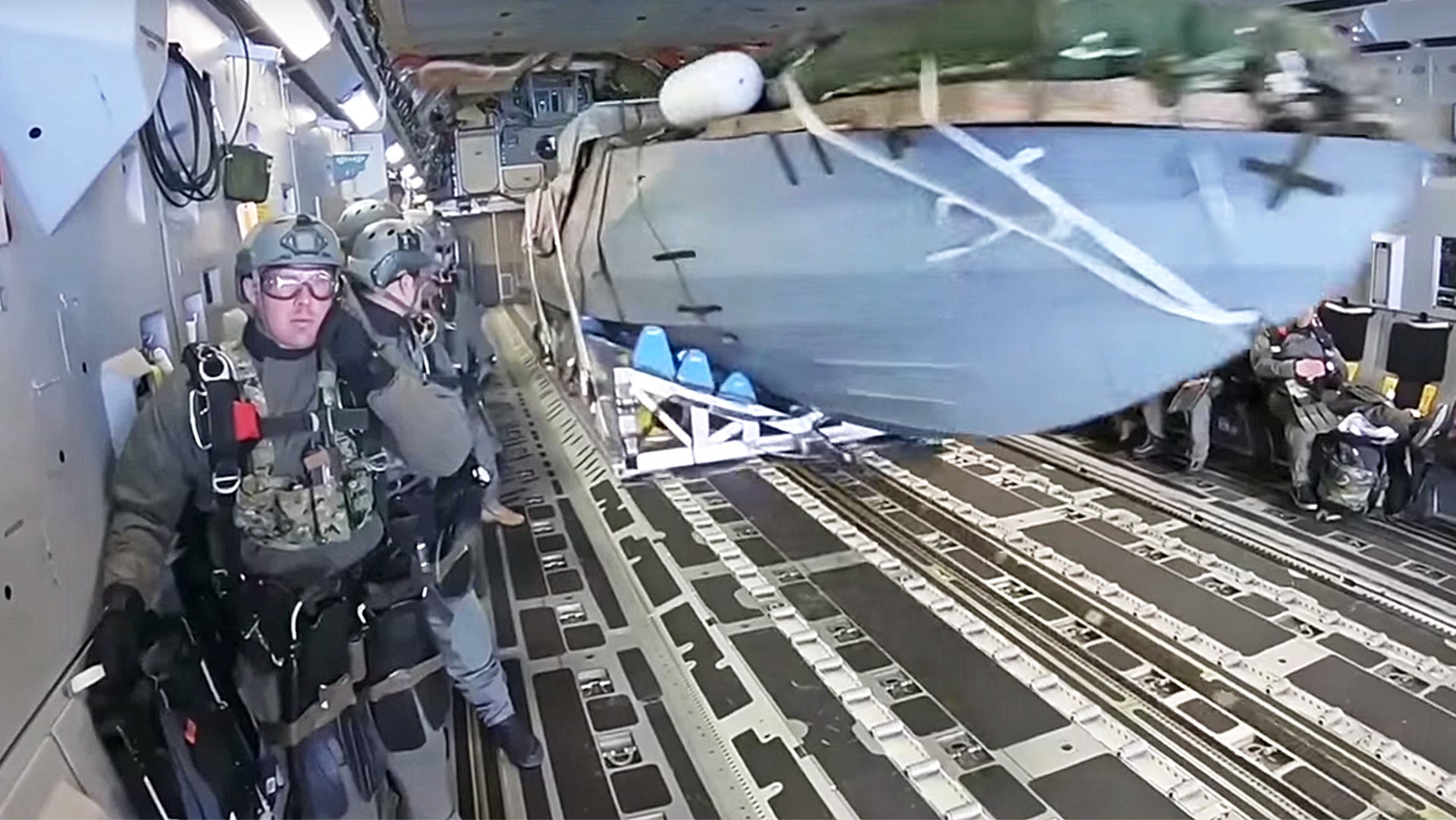 Watch This Special Ops Team Toss Their Stealthy Boats And Themselves Out Of A C-17