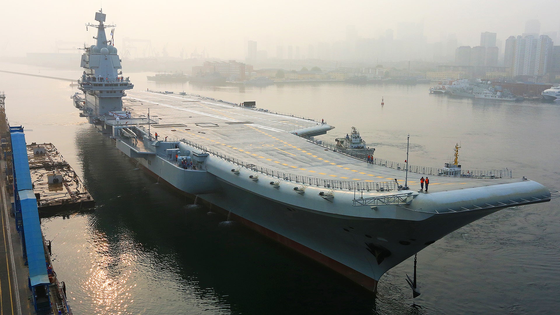 Mothership’s Day: China’s New Carrier Sets Sail, French Fly From USS George H.W. Bush