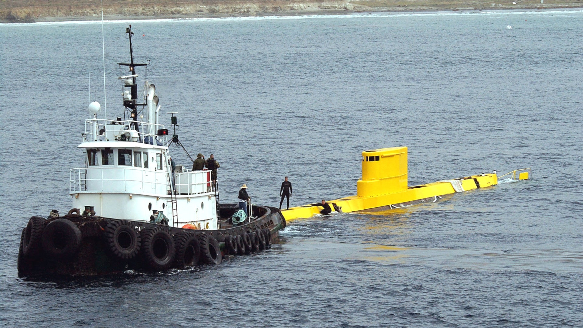 This U.S. Navy ‘Yellow Submarine’ Was A Target Shaped Like A North Korean Sub