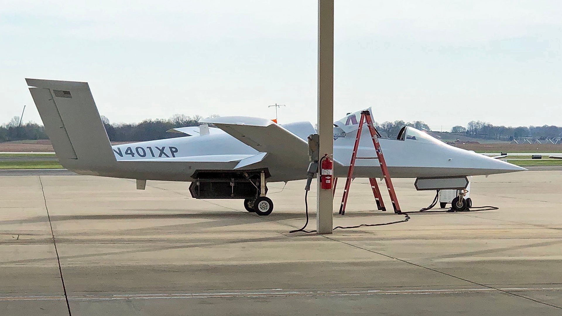 Scaled Composites’ Stealthy Mystery Jet Is Now At The Navy’s Top Flight Test Base