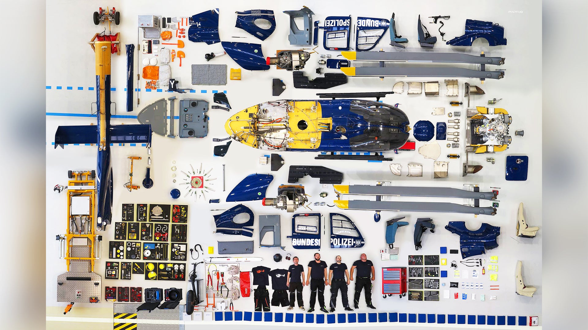 This German Police EC135 Helicopter Unit Is The “Tetris Challenge” Champion